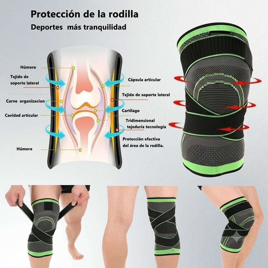 Pack 2x1 Rodillera de Compresión 360°